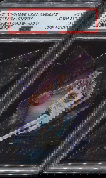 2017 Panini Contenders Superstar Die-Cut 3 Stephen Curry PSA 10 SP Gem Mint *4230 POP 10	