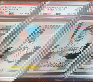 Fernando tatis jr psa 9 (2card lot)