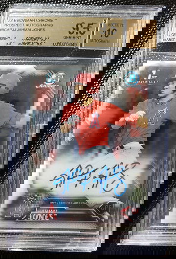 2016 Bowman Jahmai Jones Auto BGS 9.5/10