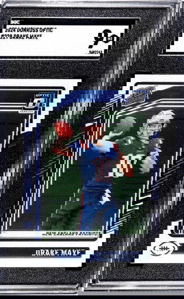 2024 Donruss Optic #229 Drake Maye SGC 9