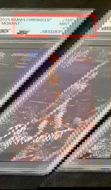 Ja Morant 2019 Panini Chronicles #165 Luminance Rookie PSA 9