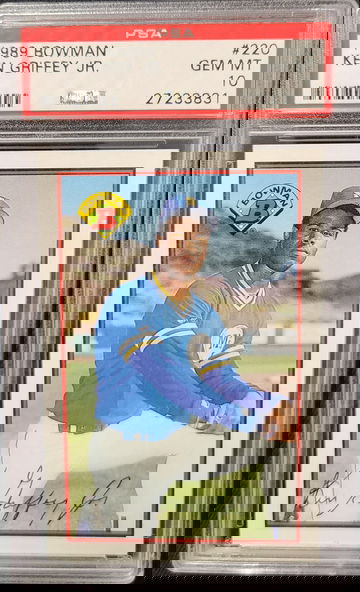 Ken Griffey Jr. 1989 Bowman #220 PSA 10 Gem RC Rookie Card