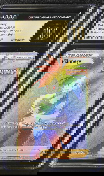 2021 Pokemon #215/198 Flannery Chilling Reign CGC 10