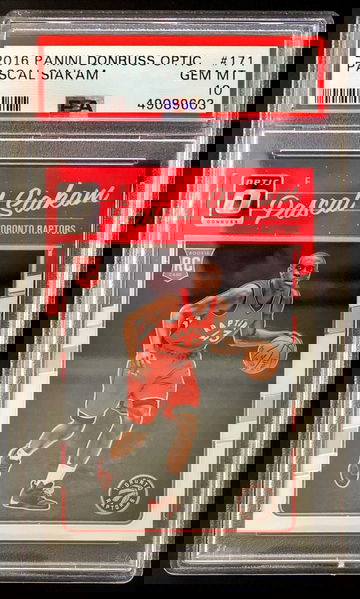 2016-17 Donruss Optic Pascal Siakam #171 RC Rookie - PSA 10 Gem! Raptors
