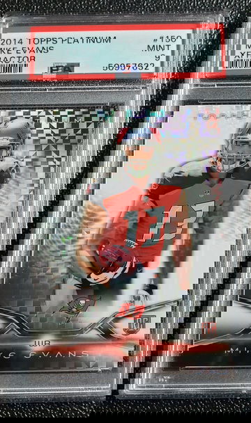 2014 Topps Platinum Mike Evans Xfractor PSA 9