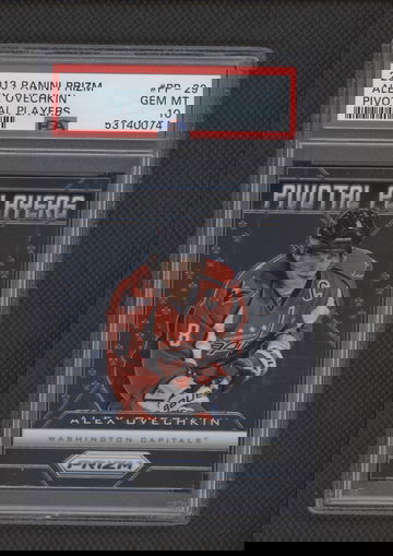 2013-14 PRIZM PIVOTAL PLAYERS PP-29 ALEXANDER OVECHKIN CAPITALS PSA 10