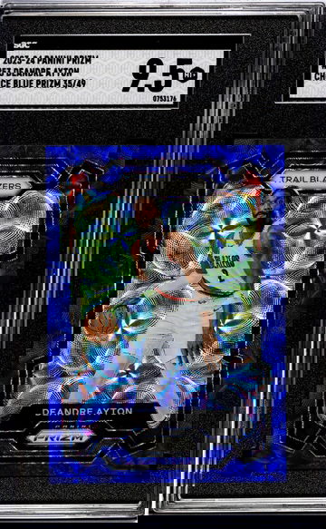 2023 Panini Prizm Choice Blue Deandre Ayton #53 /49 SGC 9.5