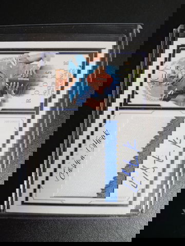 2018 national treasures Easton stick jersey 2 color patch RC Auto 24/25