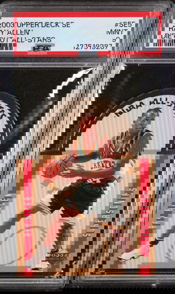 2003 Upper Deck Se Die Cut All-Stars Ray Allen #SE5 PSA 9