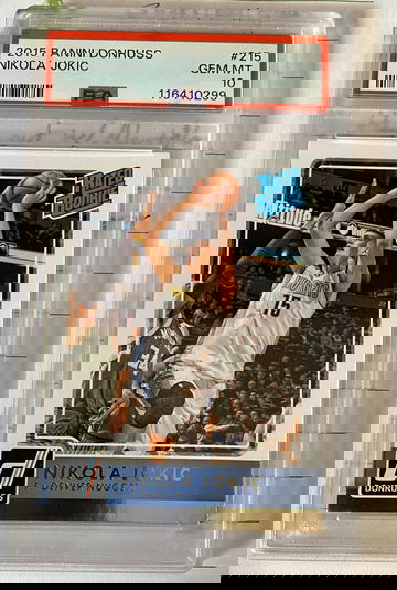 2015 Panini Donruss #215 Nikola Jokic Denver Nuggets RC Rookie PSA 10 GEM MINT