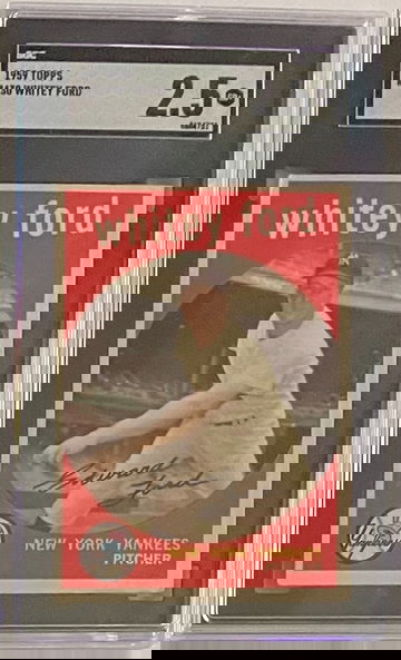 1959 Topps Whitey Ford #430 SGC 2.5