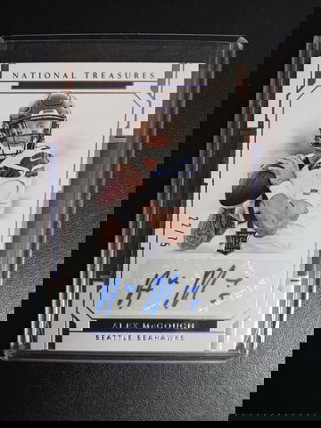 2018 national treasures #159 Alex McGough RC 22/75