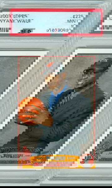 Dwyane Wade 2003 Topps #225 PSA 9 Rookie RC