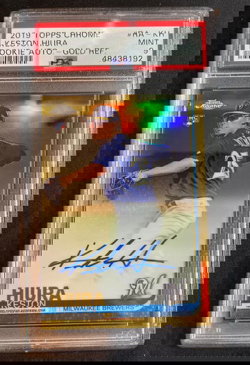 2019 Topps Chrome Keston Hiura Gold Refractor /50 #RA-KH