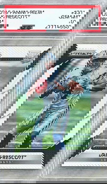 2016 Panini Prizm Dak Prescott Prizm RC PSA 10