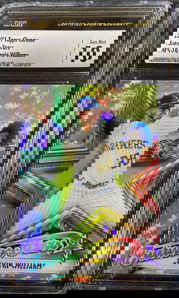 2021 Topps Chrome Future Stars Devin Williams CSG 10 GEM MINT LOW POP!