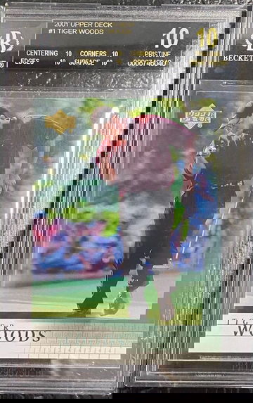 Tiger Woods BGS 10 Black Label