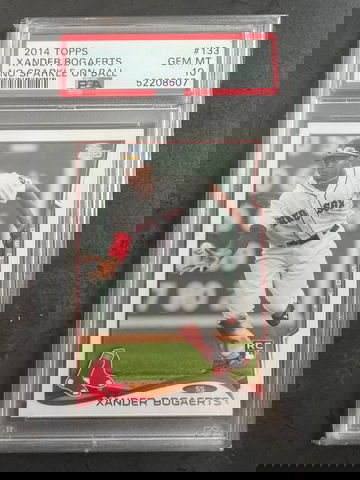 2014 Topps Series 1 Xander Bogaerts 133 PSA 10 Boston Red Sox RC