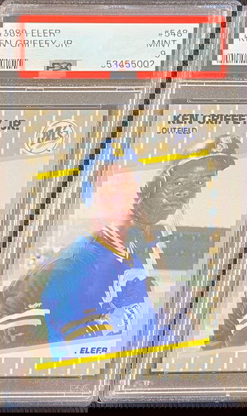 1989 Fleer Ken Griffey, Jr #548, Rookie RC, PSA 9 MINT, new slab