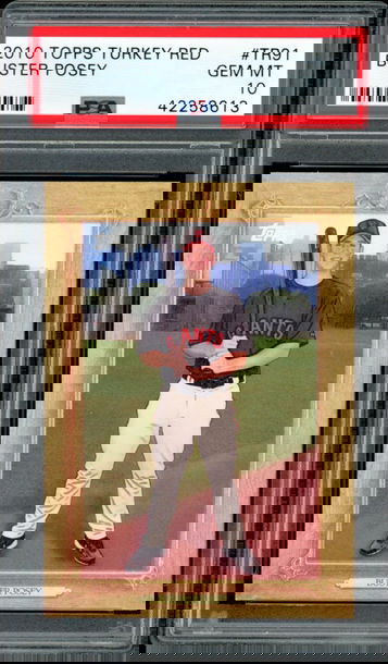 2010 Topps Turkey Red #91  Buster Posey RC  PSA 10  Very Low Pop Just 22