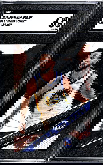 2019-20 Panini Mosaic #14 Stephen Curry Will To Win