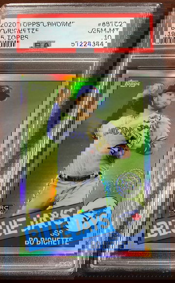 2020 Topps Chrome Bo Bichette 1985 Topps