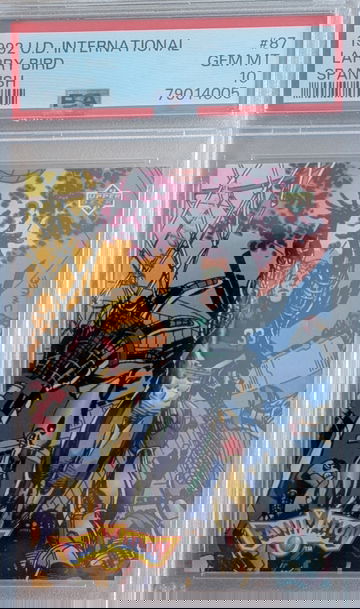 1992 Upper Deck Intl Larry Bird Birdman Spanish PSA 10