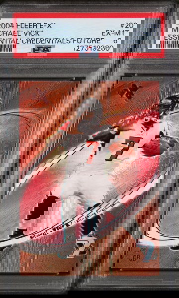 2004 Fleer E-X Essential Cred. Future Michael Vick #20 /46 PSA 6