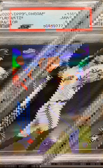 2020 Topps Chrome Bo Bichette Refractor PSA 9 Mint