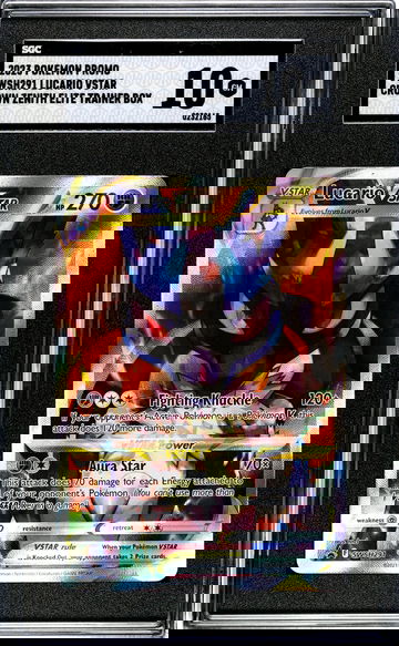 2023 Pokémon SWSH Promo Lucario VSTAR #SWSH291 Holo SGC 10