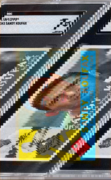 1960 Topps Sandy Koufax SGC 7