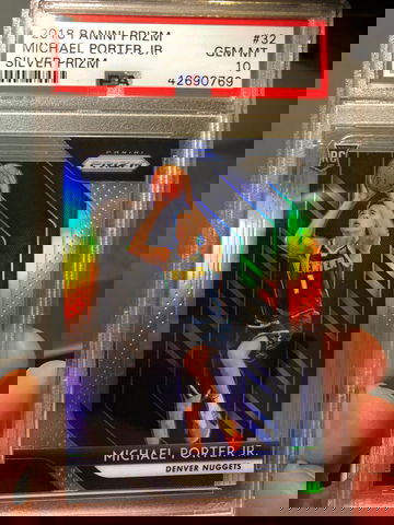 Michael Porter 2018 Prizm Silver PSA 10