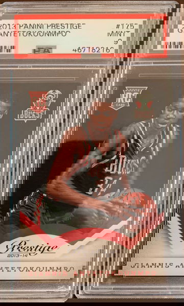 Giannis Antetokounmpo Rookie Card 2013-14 Panini Prestige #175 PSA 9