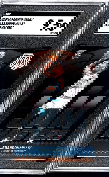 2023-24 Panini Mosaic Jam Masters Brandon Miller #1 RC SGC 9.5