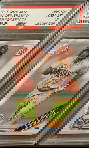 2019 Bowman Wander Franco PSA 10 Tampa Bay Rays