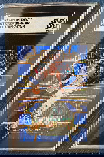 2023 Select Blue Flash Prizm Victor Wembanyama RC /99!