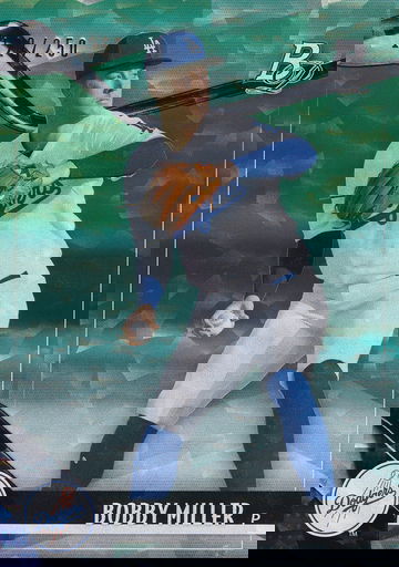 2021 Bowman Platinum Bobby Miller #TOP-15 Aqua Ice Foilboard Autograph 122/250