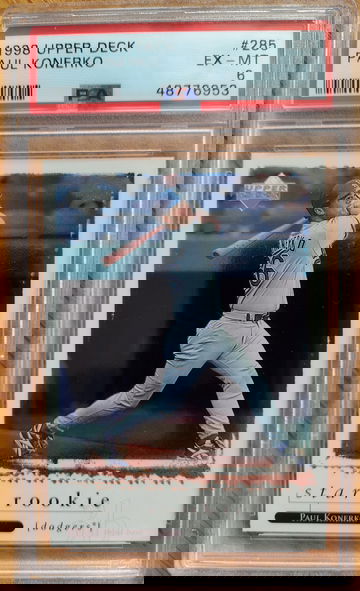 1998 Upper Deck Paul Konerko PSA 6