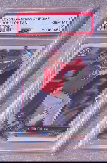 Shohei Ohtani 2018 Bowman Chrome PSA10