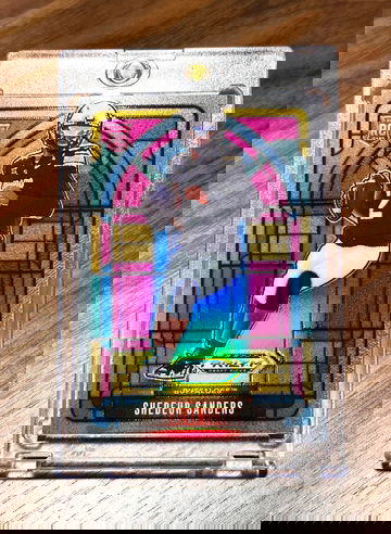 2025 Panini Draft Picks Shedeur Sanders Stained Glass Case Hit SSP Short Print Rookie RC Colorado