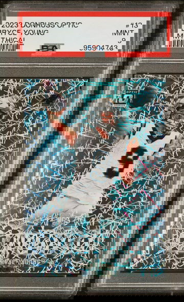 2023 Panini Donruss Optic Mythical Bryce Young #13 PSA 9