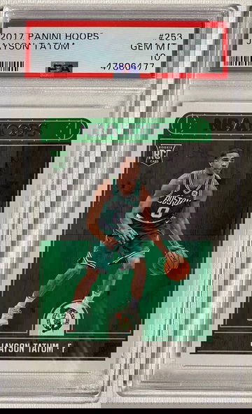2017 Panini Hoops Jayson Tatum PSA 10 Gem-Mint