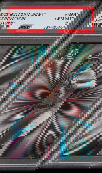 2023 Bowman Draft Chrome Mood Ring Jacob Wilson PSA 10