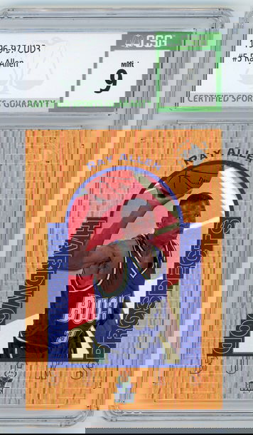 RAY ALLEN 1996-97 UD3 Rc #5 CSG 9