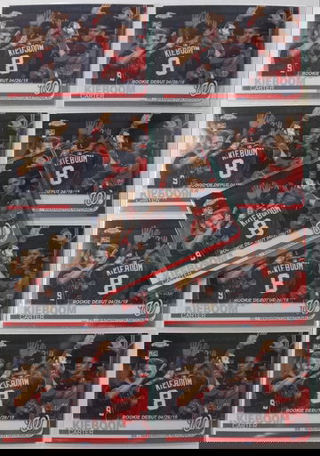 2019 Topps Chrome Update Carter Kieboom Rookie Debut Lot (9)