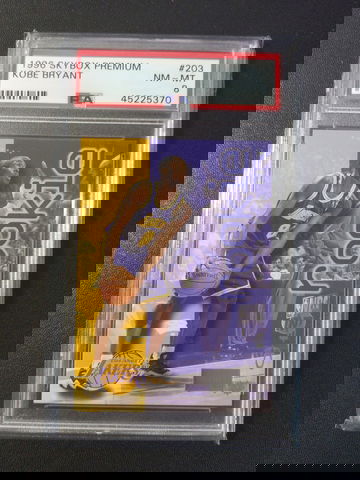 1996 Skybox Premium #203 KOBE BRYANT PSA8