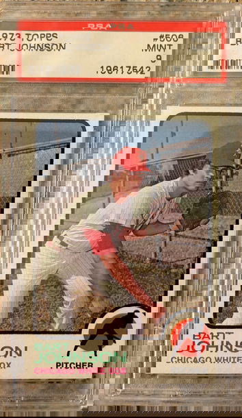 1973 TOPPS #506 PSA 9 BART JOHNSON