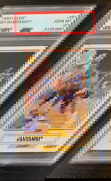 1990 Fleer Tim Hardaway Rookie PSA 10 Gem Mint