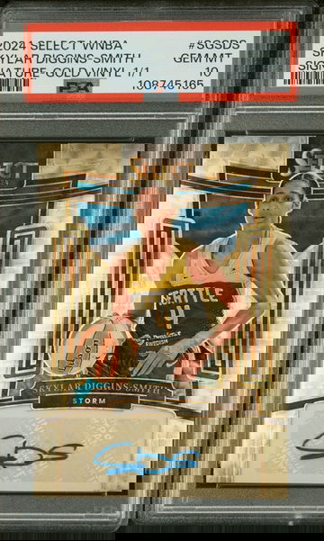 2024 Panini Select WNBA Skylar Diggins-Smith Gold Vinyl #SGSDS 1/1 PSA 10