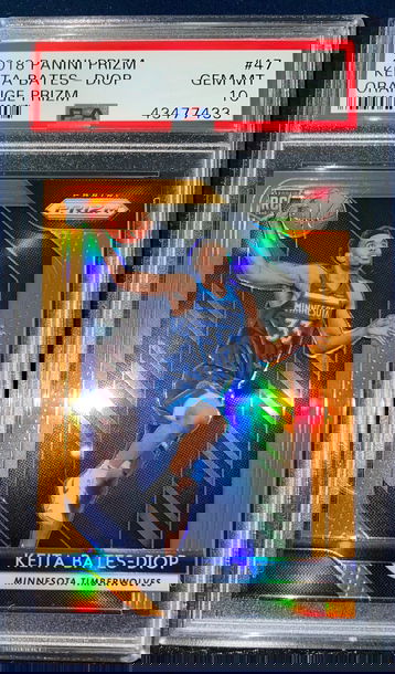 Keita Bates-Diop 2018-19 Panini Prizm #47 Orange Prizm 22/49